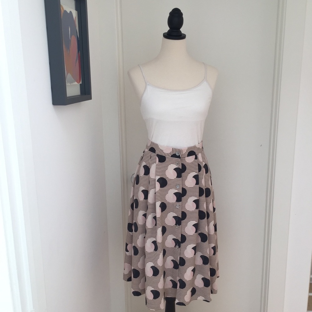 1.state midi skirt size small